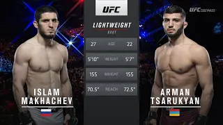 Islam Makhachev vs Arman Tsarukyan | FULL FIGHT