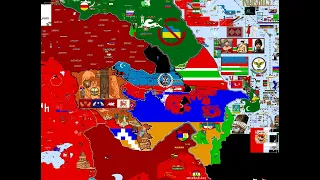 Azerbaijan VS Armenia On Pixelplanet