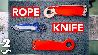 Making a Stainless Steel Folding Climbing Knife! Part 2