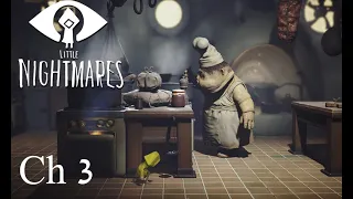 Little Nightmares Chapter 3 Walkthrough - The Kitchen (All Nomes/Statues)