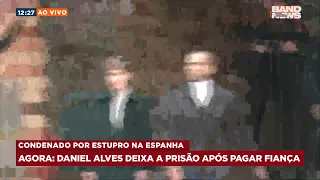 Daniel Alves deixa a prisão após pagar fiança