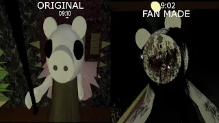 Original Piggy Jumpscares Vs Piggy The Result Of Isolation Chapters Concepts Jumpscares (New update)