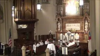 Agnus Dei from Missa: Octavi Toni (Orlando di Lasso) Corpus Christi 2012 @ St. John's Detroit