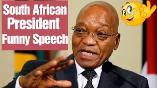 South African President Making a Speech - "In the Beginning" | Funny Videos