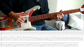 Revolution 1 - The beatles -  Bass Tutorial with Tabs