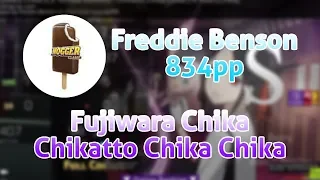 osu! | Freddie Benson | Chikatto Chika Chika (TV Size) [Chika] | FC +HDHRDT 98.37% | 834pp #1
