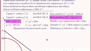 Задача 17 на оптимизацию (про серверы). Все способы решения