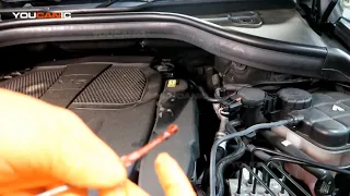 2011-2019 Mercedes-Benz GLE350 - How to Check & Add Engine Oil