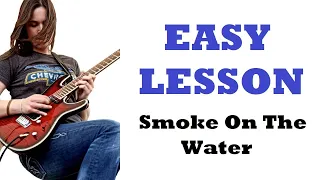 Smoke on the Water Guitar Lesson Easy