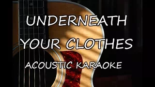Shakira - Underneath Your Clothes (Acoustic Guitar Karaoke)