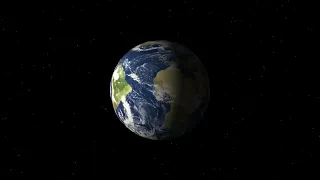Bumi Berputar Di luar angkasa  Free HD Video