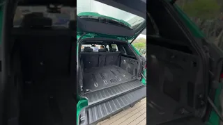 The BMW X5M has a super interesting trunk