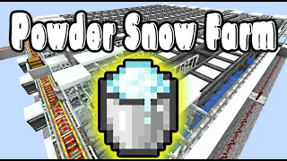 Minecraft Auto Powder Snow Farm!