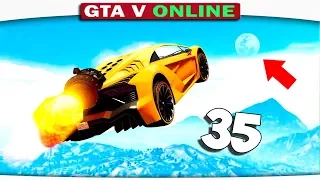 ч.35 Один день из жизни в GTA 5 Online - НА ЛУНУ!! ТРАМПЛИНЫ, ТРЮКИ!!