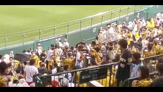 甲子園ライトスタンドで巨人ファンと乱闘騒ぎに