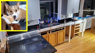 Replace Cabinets Without Removing Countertop. Укрепление гранитной столешни