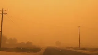 Watch: Australian dust storm turns sky orange