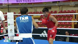 Carlo Paalam (PHI) vs. Shukur Ovezov (TKM) World Olympic Qualifiers 2024 (57kg)