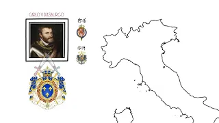 Storia moderna (2). Le guerre d'Italia (1494-1559) spiegate con cartina interattiva