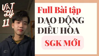 [Vật Lý 11]  Full Bài Tập Dao Động Điều Hòa SGK Mới - Kết Nối Tri Thức & Chân Trời SángTạo