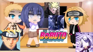 Past Boruto characters react to future | Gacha |