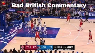 Toronto Raptors vs Philadelphia Sixers - Game 4 - Bad British Commentary | 2019 NBA Playoffs