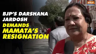 BJP’s Darshana Jardosh Demands Mamata Banerjee’s Resignation After Sandeshkhali Violence