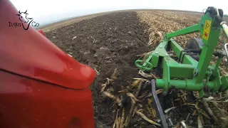 Пахота в поле по кукурузе. Справится ли мой трактор и плуг?