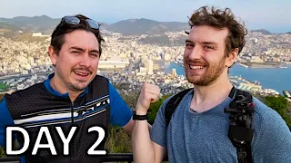 Cycling to Nagasaki + Dutch Theme Park With Abroad in Japan! | Cyclethon 2 Day 2