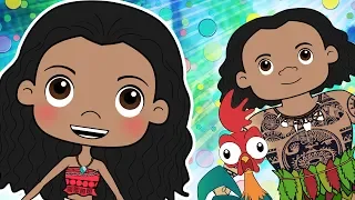 Moana Finger Family | Animated | WigglePop