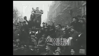 1910s German Troops March Through Berlin (Silent)