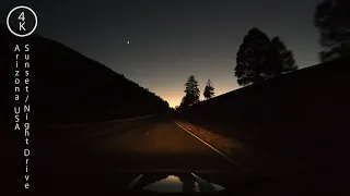 Moonlit Night Drive - Arizona 4K