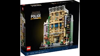 Давидка рассказывает и играет в лего "Полицейский участок" (Lego 10278 Police Station)