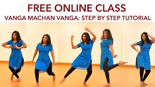 Free online class | Step by step tutorial | Vanga machan | Tamil wedding choreography | Vinatha