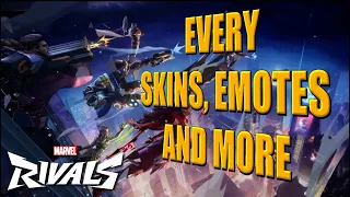 First Look at Skins, Emotes, MVP and Sprays in Marvel Rivals