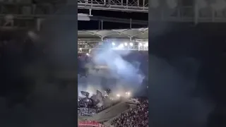 Darmstadt gestern Abend in Stuttgart mit einer sehr geilen Pyro Show!🔥⚽️🏟️👟————-#vfbsvd