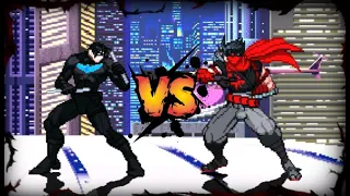 Nightwing vs Strider Hiryu MUGEN BATTLE