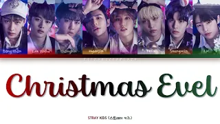 CHRISTMAS EVEL - STRAY KIDS COLOR CODED LYRICS