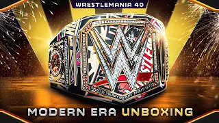 WWE WrestleMania 40 Limited Edition Modern Era Replica Title Belt Unboxing!