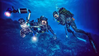 Tauchgang auf 26m Tiefe: Rochen + Unterwasserhöhle gefunden