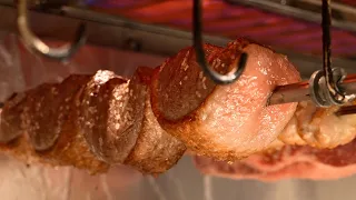 Behind the Scenes at Brazilian Barbecue Restaurant | The World's Best Churrasco BBQ Machine