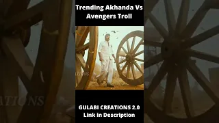 Trending Akhanda Vs Avengers Troll Telugu