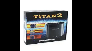 Игровая приставка для телевизора Titan 2 400 встроенных ретро игр 8 16 bit Retro Dendy Sega