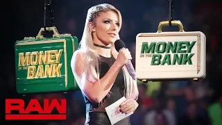 Alexa Bliss reveals the Raw Superstars in the Men's Money in the Bank Match: Raw, April 29, 2019