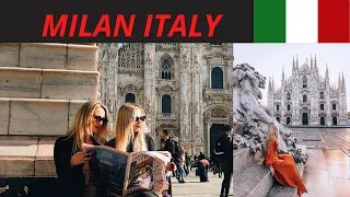 Walking Tour  Italy Milan Cathedral Duomo di Milano 4K Video