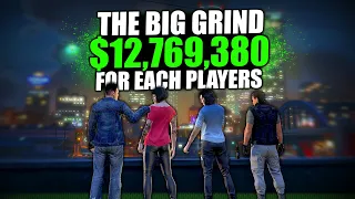 Grinding For The Summer DLC With OG Heist Criminal Mastermind! | $12,769,380 For Each Players!