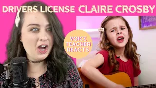 Claire Crosby Driver License | Voice Teacher Reacts