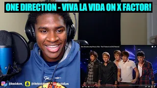 One Direction sing Viva La Vida - The X Factor Live (Full Version) | REACTION