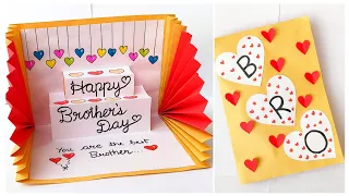 Easy Brother's Day Card ideas 2024 | Birthday Greeting pop up card for brother | Handmade Card