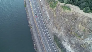 Mitchell point part 3 new tunnels the Columbia River gorge old hwy